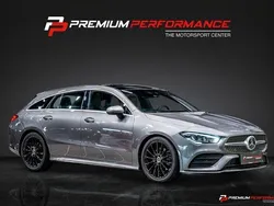 Mörkgrå (bergsgrå metallic) Begagnad 2020 Mercedes CLA200 Shooting Brake AMG Kombi | 329 800 kr (Marknadspris)