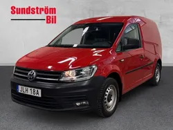 Röd Begagnad 2020 VW Caddy S Minibuss | 159 900 kr (Marknadspris)