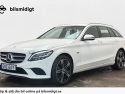 Vit Begagnad 2019 Mercedes C300e Avantgarde Kombi | 248 900 kr (Marknadspris)