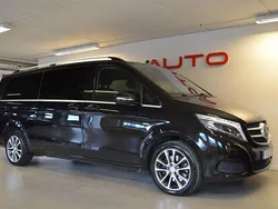 Obisidiansvart metallic Begagnad 2016 Mercedes V250 Avantgarde Minibuss | 439 000 kr (Marknadspris)