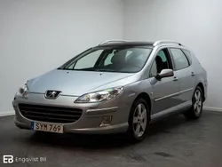 Ljusblå Begagnad 2008 Peugeot 407 Kombi | 29 900 kr (Marknadspris)