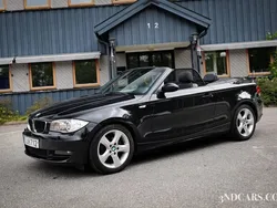 Svart Begagnad 2009 BMW 120 Cabriolet Advantage Cab | 99 900 kr (Bra pris)