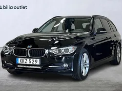 Svart Begagnad 2014 BMW 318 Sport Line Kombi | 124 900 kr (Bra pris)