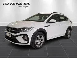 Vit (pure white) Begagnad 2022 VW Taigo R-line SUV | 217 900 kr (Bra pris)