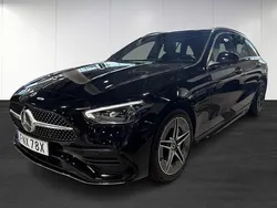 Svart Begagnad 2022 Mercedes C300e Premium Kombi | 369 900 kr (Marknadspris)