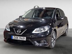 Svart Begagnad 2017 Nissan Pulsar Acenta Halvkombi | 97 900 kr (Marknadspris)