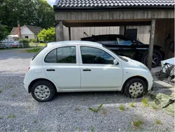 Vit Begagnad 2007 Nissan Micra Halvkombi | 15 000 kr (Marknadspris)