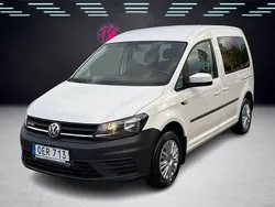 Vit Begagnad 2016 VW Caddy Minibuss | 134 900 kr (Lite dyr)