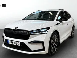 Vit Begagnad 2022 Skoda Enyaq iV SportLine SUV | 389 900 kr (Marknadspris)