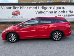 Röd Begagnad 2014 Honda Civic Sport Kombi | 84 000 kr (Marknadspris)