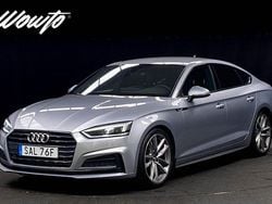 Silver (florett silver metallic) Begagnad 2019 Audi A5 Sportback S-Line Halvkombi | 269 800 kr (Superpris)