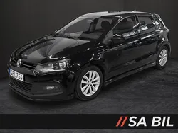 Svart Begagnad 2014 VW Polo Halvkombi | 69 900 kr (Marknadspris)