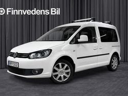 Vit Begagnad 2015 VW Caddy Minibuss | 139 000 kr