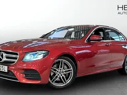 Röd (red) Begagnad 2019 Mercedes E220 AMG line Sedan | 264 900 kr (Bra pris)