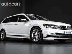 Vit Begagnad 2018 VW Passat R-line Kombi | 228 000 kr (Lite dyr)