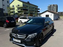 Svart Begagnad 2016 Mercedes C220 AMG line Kombi | 220 000 kr (Marknadspris)