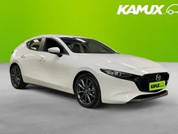 Vit Begagnad 2019 Mazda 3 Inclusive Halvkombi | 237 900 kr (Marknadspris)