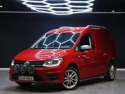 Röd Begagnad 2017 VW Caddy R Minibuss | 109 900 kr (Marknadspris)