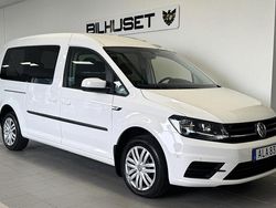 Vit Begagnad 2019 VW Caddy Maxi Life Life Minibuss | 319 900 kr