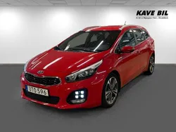 Röd Begagnad 2016 Kia Ceed GT-Line Kombi | 139 900 kr (Lite dyr)