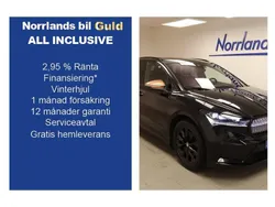 Svart (black magic metallic) Begagnad 2022 Skoda Enyaq iV SUV | 489 000 kr (Lite dyr)