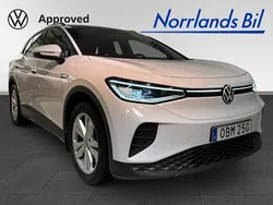 Vit (glacier white metallic) Begagnad 2021 VW ID.4 Pro Performance SUV | 309 000 kr (Marknadspris)