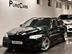 Svart Begagnad 2010 BMW 520 M Sport Kombi | 94 900 kr (Marknadspris)