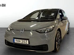 Grå Begagnad 2022 VW ID.3 Pro Performance Halvkombi | 259 900 kr (Marknadspris)