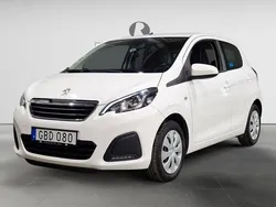 Vit Begagnad 2017 Peugeot 108 Halvkombi | 74 900 kr (Marknadspris)