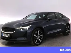 Mörkblå Begagnad 2022 Polestar 2 Standard Range Single Motor Sedan | 299 900 kr (Marknadspris)