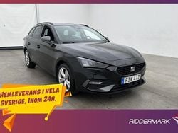 Svart Begagnad 2021 Seat Leon ST FR Kombi | 229 800 kr (Marknadspris)