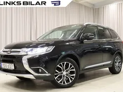 Svart Begagnad 2016 Mitsubishi Outlander SUV | 154 900 kr (Marknadspris)