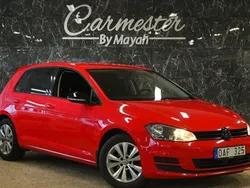 Röd Begagnad 2014 VW Golf VII Halvkombi | 89 990 kr (Marknadspris)