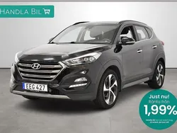 Svart Begagnad 2017 Hyundai Tucson Premium SUV | 189 900 kr (Marknadspris)
