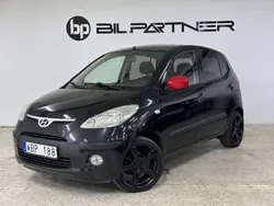 Svart Begagnad 2008 Hyundai i10 Halvkombi | 39 900 kr (Marknadspris)