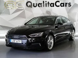 Svart Begagnad 2019 Audi A5 Sportback Comfort Halvkombi | 289 900 kr (Marknadspris)