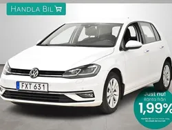 Vit Begagnad 2018 VW Golf VII Halvkombi | 169 900 kr (Lite dyr)