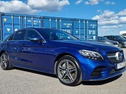 Blå Begagnad 2020 Mercedes C300e AMG line Sedan | 329 900 kr (Marknadspris)