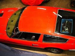 Röd/svart skinn Begagnad 1971 Maserati Indy Sportkupé | 580 000 kr