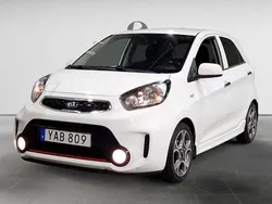 Vit Begagnad 2015 Kia Picanto Halvkombi | 54 900 kr (Bra pris)
