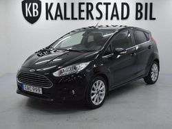 Svart Begagnad 2015 Ford Fiesta Titanium Halvkombi | 79 900 kr (Marknadspris)