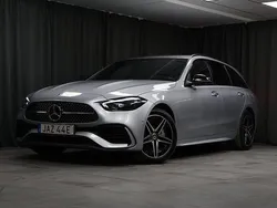 Silver Begagnad 2024 Mercedes C300e AMG Line Premium Kombi | 539 000 kr (Bra pris)