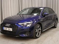 Blå Begagnad 2021 Audi A3 Sportback Proline Halvkombi | 249 900 kr