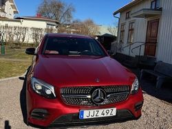 Röd Begagnad 2019 Mercedes GLC250 AMG line Sportkupé | 335 000 kr (Marknadspris)