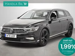 Svart Begagnad 2019 VW Passat R-line Kombi | 239 900 kr (Marknadspris)