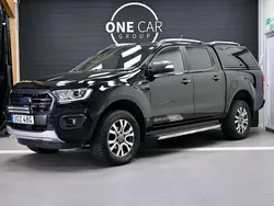 Svart Begagnad 2021 Ford Ranger Wildtrack Pickup | 439 700 kr (Marknadspris)