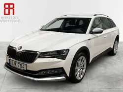 Vit Begagnad 2021 Skoda Superb Kombi | 369 900 kr (Dyr)