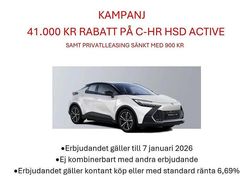 Ny 2025 Toyota C-HR Active SUV | 309 900 kr (Superpris)