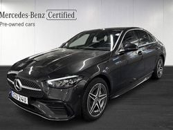 Grå Begagnad 2024 Mercedes C300e AMG Sedan | 499 000 kr (Bra pris)
