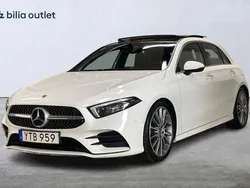 Vit Begagnad 2018 Mercedes A200 AMG Halvkombi | 269 900 kr (Marknadspris)